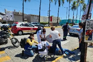 Imagen Motociclista es arrollado y termina atropellando a 3 personas en Alemán, municipio de Veracruz