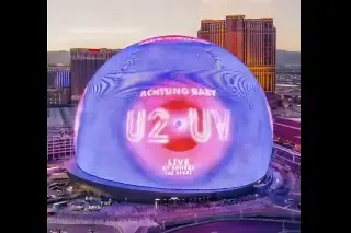 Imagen U2 inaugura La Esfera en Las Vegas; su interior futurista es una locura (+fotos)