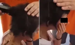 Imagen Padre rapa a su hija por burlarse de una compañera con cáncer (+video)
