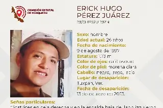 Imagen Desaparece joven al norte de Veracruz; aquí sus características 