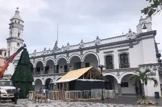 Imagen Llegan los renos al zócalo de Veracruz
