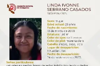 Imagen Piden ayuda para encontrar a joven desaparecida al norte de Veracruz 