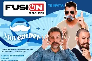 Imagen Fusión 90.1 FM invita al evento internacional de salud masculina “Movember”; habrá regalos