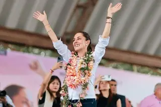 Imagen Claudia Sheinbaum visita Palacio Nacional 