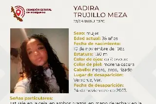 Imagen Ella es Yadira, tiene 38 años y desapareció en el puerto de Veracruz 