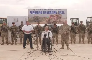 Imagen Texas planea construir campamento militar en la frontera de EU con México