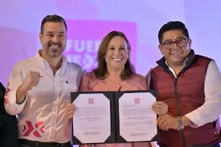 Imagen Fuerza Por México designa a Rocío Nahle como candidata a la gubernatura de Veracruz