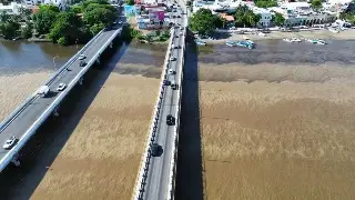 Imagen Informan fecha de reinicio de trabajos en puente de Boca del Río