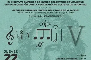 Imagen Invitan al primer concierto de la temporada de la Orquesta Sinfónica Juvenil del ISMEV