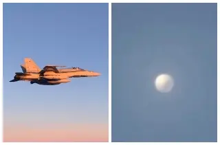 Imagen Aviones militares de EU detectan globo que volaba a gran altitud sobre Utah