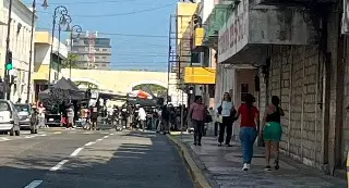 Imagen Graban serie Bandidos, en Veracruz 