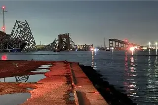 Imagen Se desploma un puente en Baltimore debido a un choque