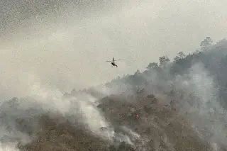 Imagen Continúa combate a incendio en Altas Montañas