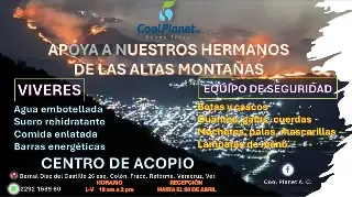 Abren  centro de acopio de víveres para afectados por incendios en las Altas Montañas 