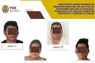 Imagen Los imputan por asesinato de familia en San Andrés Tuxtla, Veracruz 
