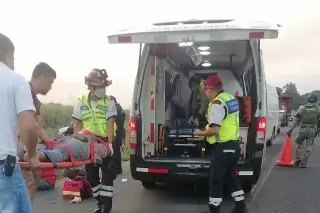 Imagen Muere en hospital motociclista accidentado en carretera de Veracruz