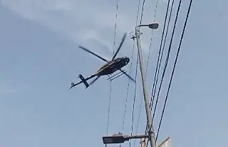 Imagen Captan momento previo a la caída de helicóptero en CDMX (+Video)