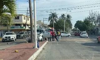 Imagen Se registra fuerte accidente en fraccionamiento de Boca del Río 