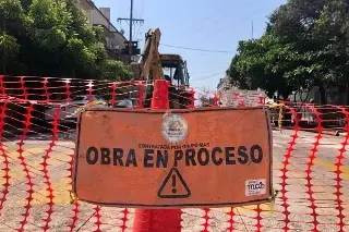 Imagen Precaución; cierran avenida en Veracruz 
