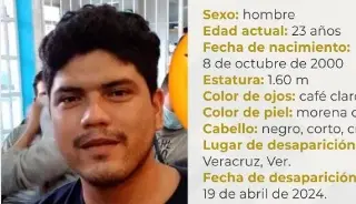 Imagen Buscan a joven desaparecido en la ciudad de Veracruz