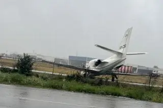 Imagen Avioneta sufre accidente en Nuevo León