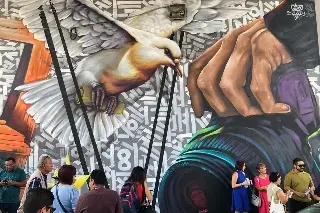 Imagen Inauguran mural dedicado a periodistas asesinados en Veracruz 