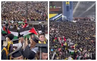 Imagen Universidades de EU celebran graduaciones en medio de la tensión por protestas de Gaza