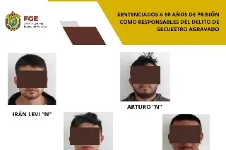 Imagen Los sentencian a 50 años de cárcel por secuestro agravado al norte de Veracruz