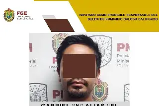 Imagen Lo imputan por el delito de homicidio doloso calificado en Xalapa, Veracruz 