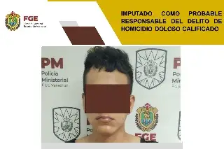 Imagen Lo imputan por presunto homicidio doloso calificado al sur de Veracruz 