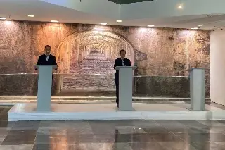 Imagen No sale Rocío Nahle a toma de foto oficial de candidatos a la gubernatura de Veracruz