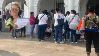 Imagen Protestan para pedir instalación eléctrica en kinder en Boca del Río