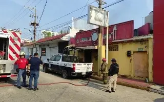 Imagen Se incendia bar Caballo Blanco, donde ocurrió masacre en 2019