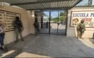 Imagen Guardia Nacional vigilará escuela amenazada en Coatzacoalcos, Veracruz 