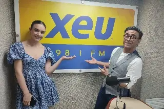 Imagen Ana Belena y Adal Ramones llegan a Veracruz y visitan XEU 