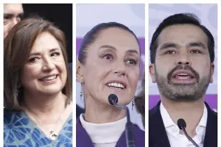 Imagen Llegan los candidatos al tercer debate presidencial (+Video)