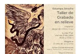 Imagen Invitan al taller de gráfica en Veracruz