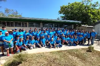Imagen Voluntarios en Acción de TenarisTAMSA realizan mejoras en el Conalep No. 1 de Veracruz (+fotos)