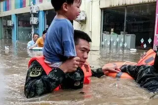 Inundaciones en China dejan 36.000 evacuados y casi 180.000 damnificados