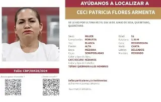 Imagen Confirman desaparición de la madre buscadora Ceci Flores
