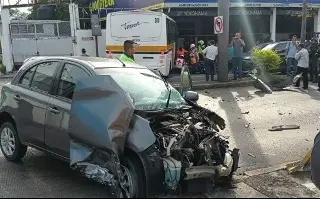 Imagen Aparatoso accidente deja 9 lesionados