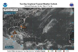 Imagen Posible ciclón tropical podría impactar esta zona de Veracruz; ¿Cuándo y a qué hora?