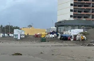 Imagen Palaperos de Boca del Río sin actividad por marea alta