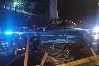Muere automovilista tras fatal accidente en avenida de Veracruz