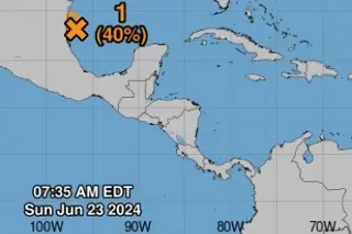 Imagen Disturbio tropical 93L con 40% de probabilidad de ser ciclón en 48 horas: PC