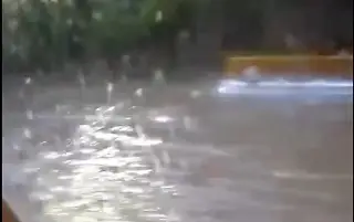 Imagen Por lluvias, reportan inundación en avenida Lázaro Cárdenas de Xalapa 