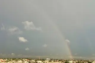 Imagen Doble arcoíris sorprende en Veracruz 
