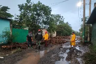 Imagen Reportan afectaciones en 9 municipios de Veracruz por temporal lluvioso