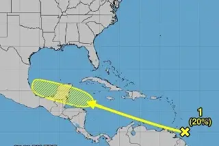 Imagen Onda tropical podría llegar al Golfo de México ¿Cuándo?