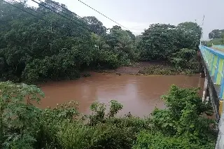 Imagen Así está el río Jamapa tras la lluvia 